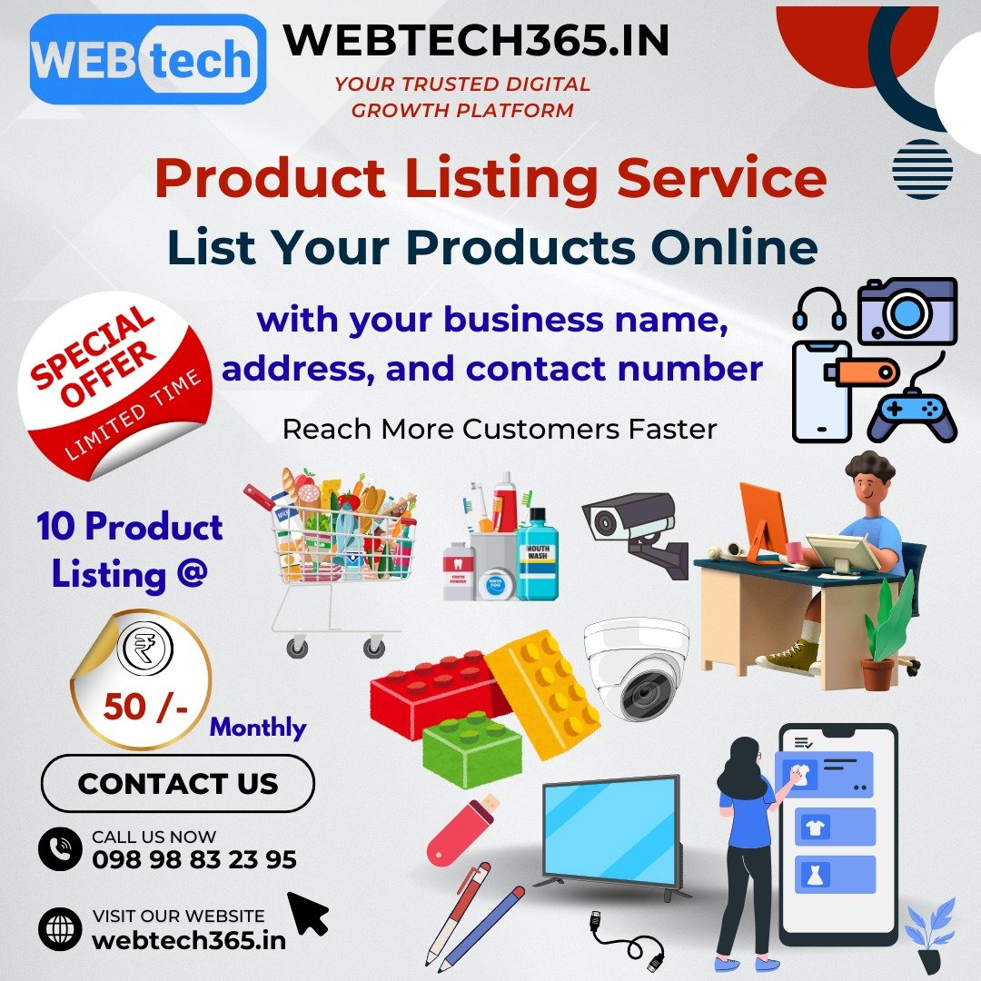 Limited Time Deals – Grow Your Business Online with Webtech365.in
