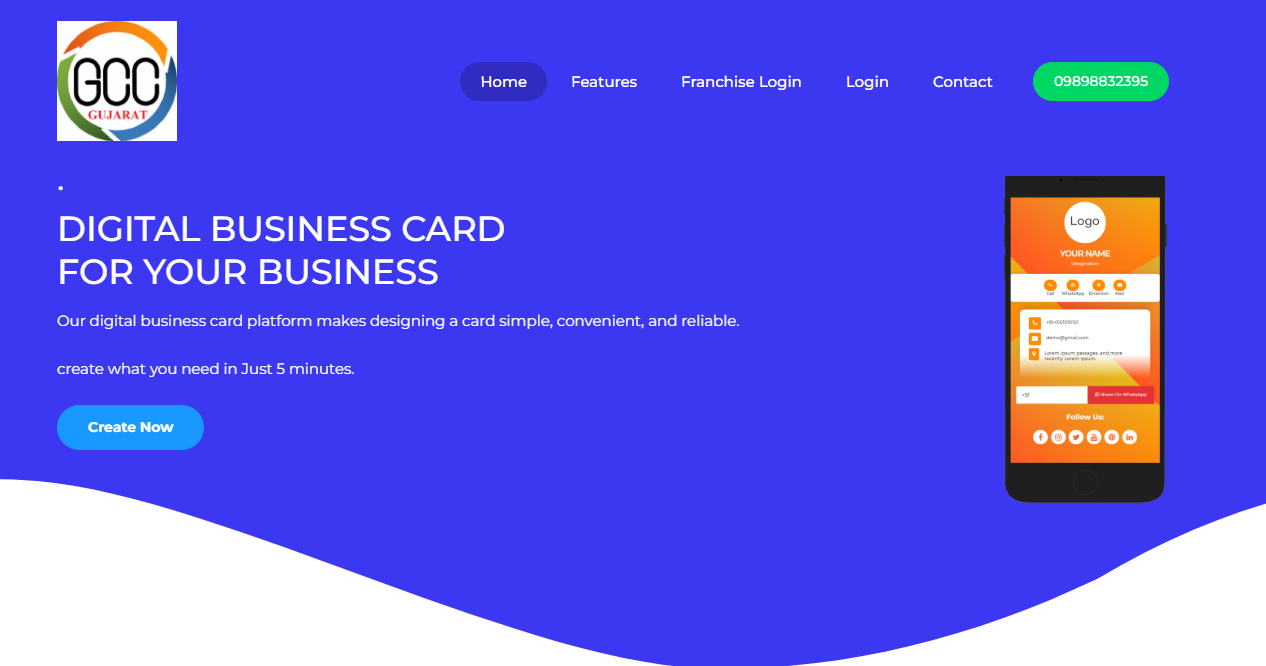 White Lable Mini Website Portal