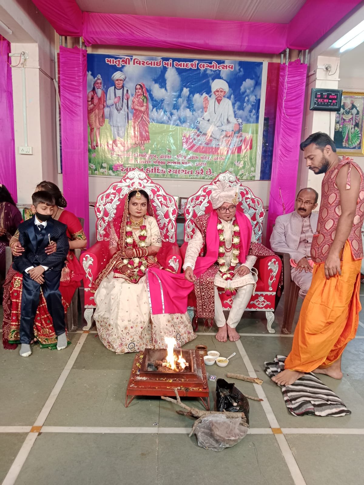 માતુશ્રી વિરબાઈમાં આદર્શ લગ્નોત્સવ – ૩૪૬માં લગ્ન સંપન્ન